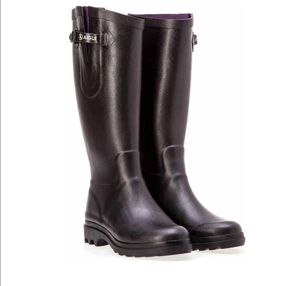 💙Aigle made in France Rain Boot size 5 (euro 35) NWT - Picture 1 of 7